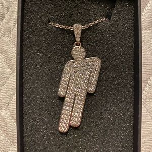 Billie Eilish Diamond Blohsh Necklace